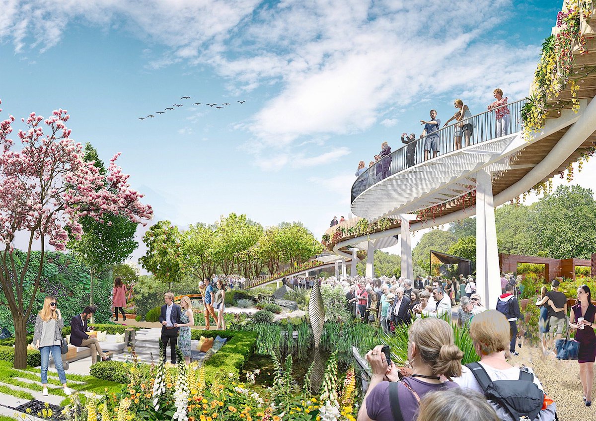 Tree Line is our elevated viewing walkway design for major events enabling social distancing &amp; great views.Designed with <a href="/ElliottWood_/">Elliott Wood</a> Read more- bit.ly/3dVE3fP #treelinewalkway 
 #SGFHortShow #Goodwoodrevival #Goodwoodfestivalofspeed #melbflowershow #RHSChelsea