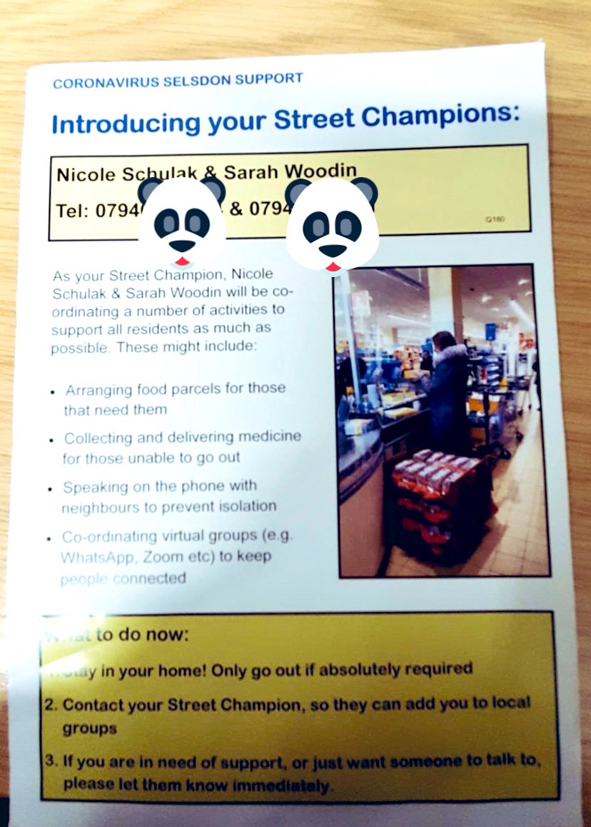 In addition to her demanding job in our @BTPLondon Operations Dept, Nicole Schulak and her friend Sarah have set up a ‘Street Champions’ network in Croydon which delivers food/medicine to vulnerable local residents as well as providing practical support/advice to those in need!