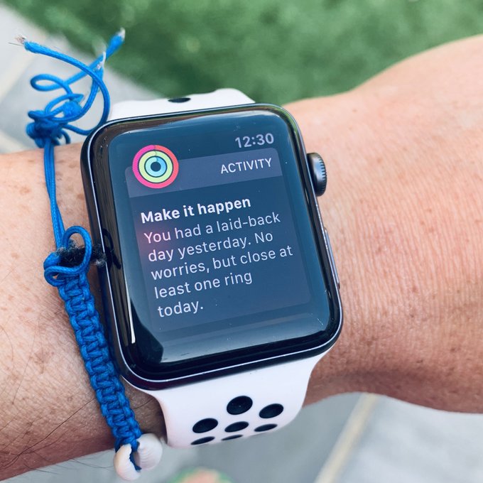New Apple watchOS update seems to be a bit more understanding of lockdown rules ⌚️ https://t.co/rAO7<a href="/tag/mytwitteranniversary"class="tags"><span>#mytwitteranniversary</span></a>