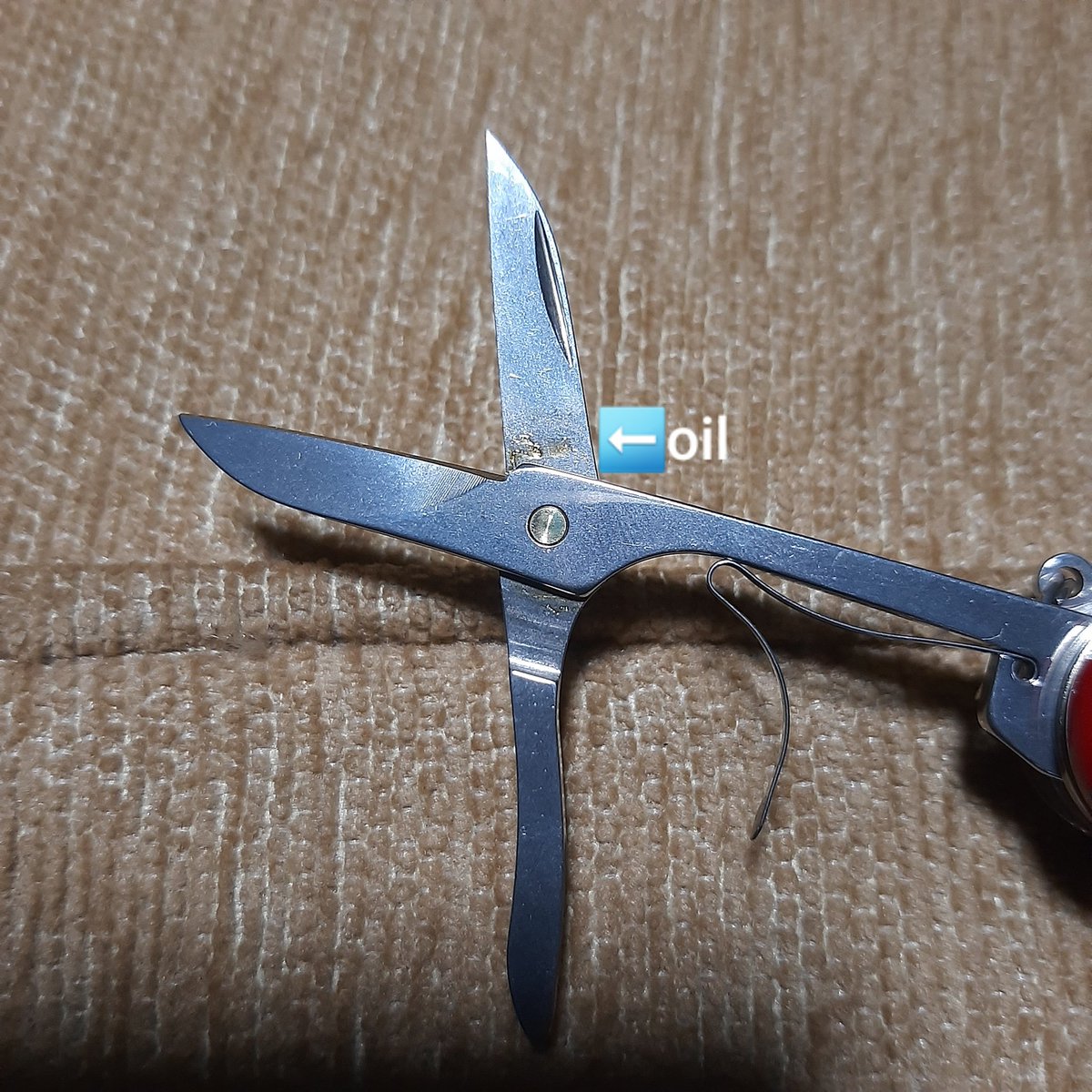 si_oba's tweet photo. @Victorinox deluxe tinker 1.4273, is this real? Cc @tokopedia https://t.co/HnYyeZLtqS
