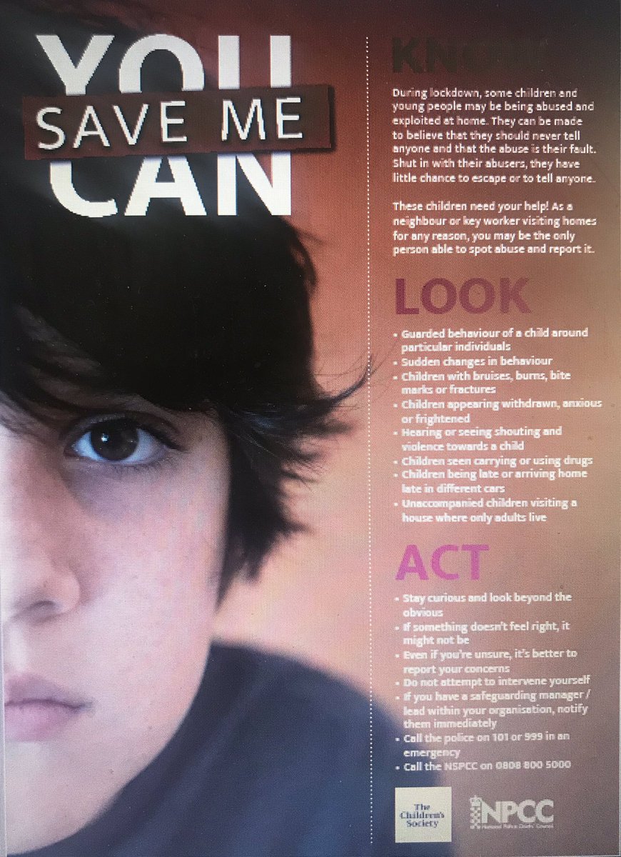 KentPoliceMaid's tweet photo. More than ever during lockdown vulnerable children are at risk. Know Look Act. DW. #StayAlert #YouCanSaveMe #NPCC https://t.co/BC1P8mMCmA