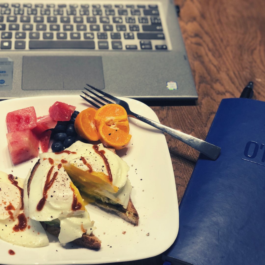 Starting the day STRONG with the tried and true AVOCADO TOAST! 
⠀
Now that we're not physically together, making avocado toast in the agency kitchen, we've resorted to sharing pictures of avocado toast on Microsoft Teams.⠀
⠀
So millennial ;) 
⠀
Happy Friday, friends!⠀
⠀
⠀