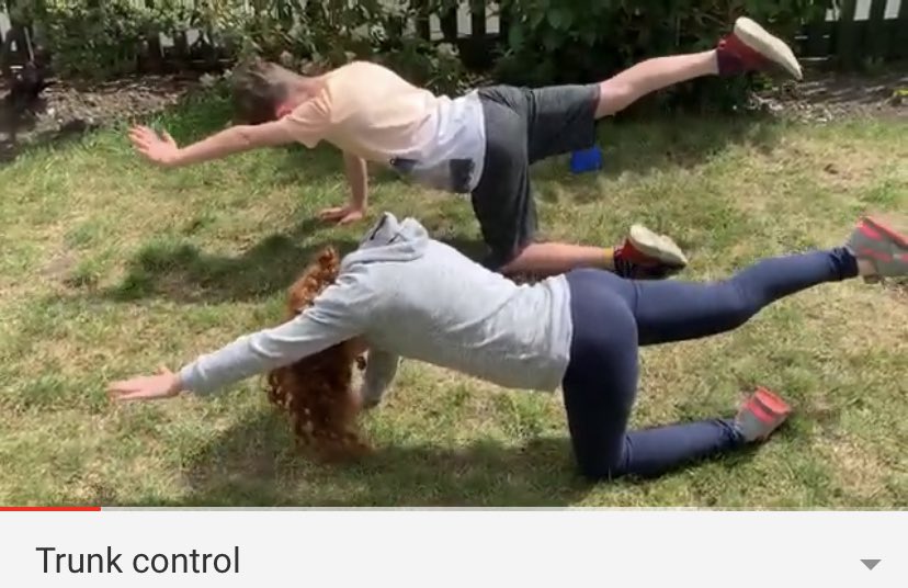 I challenged Lucas and Ellie to do some exercises that focused on controlling their trunk. They also wanted to give a shout out to Ray &amp; Austin 👋

youtu.be/yOpsu6R-79k