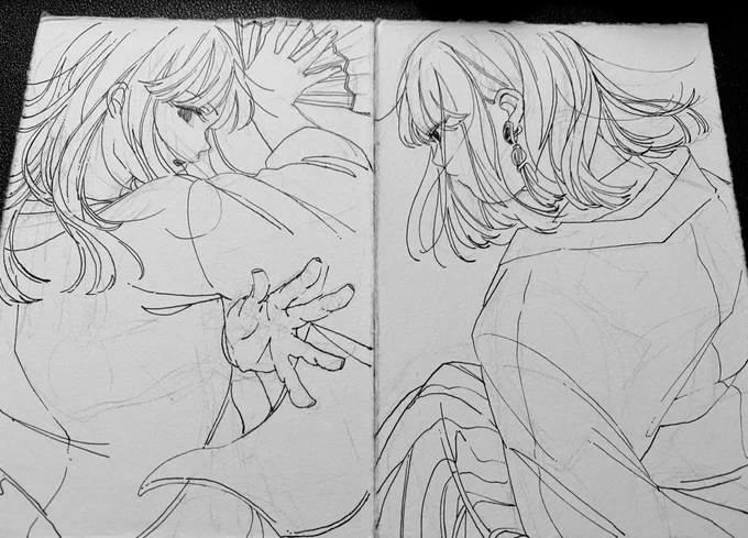 二階組のペア原画とかもありだなって思いました。 