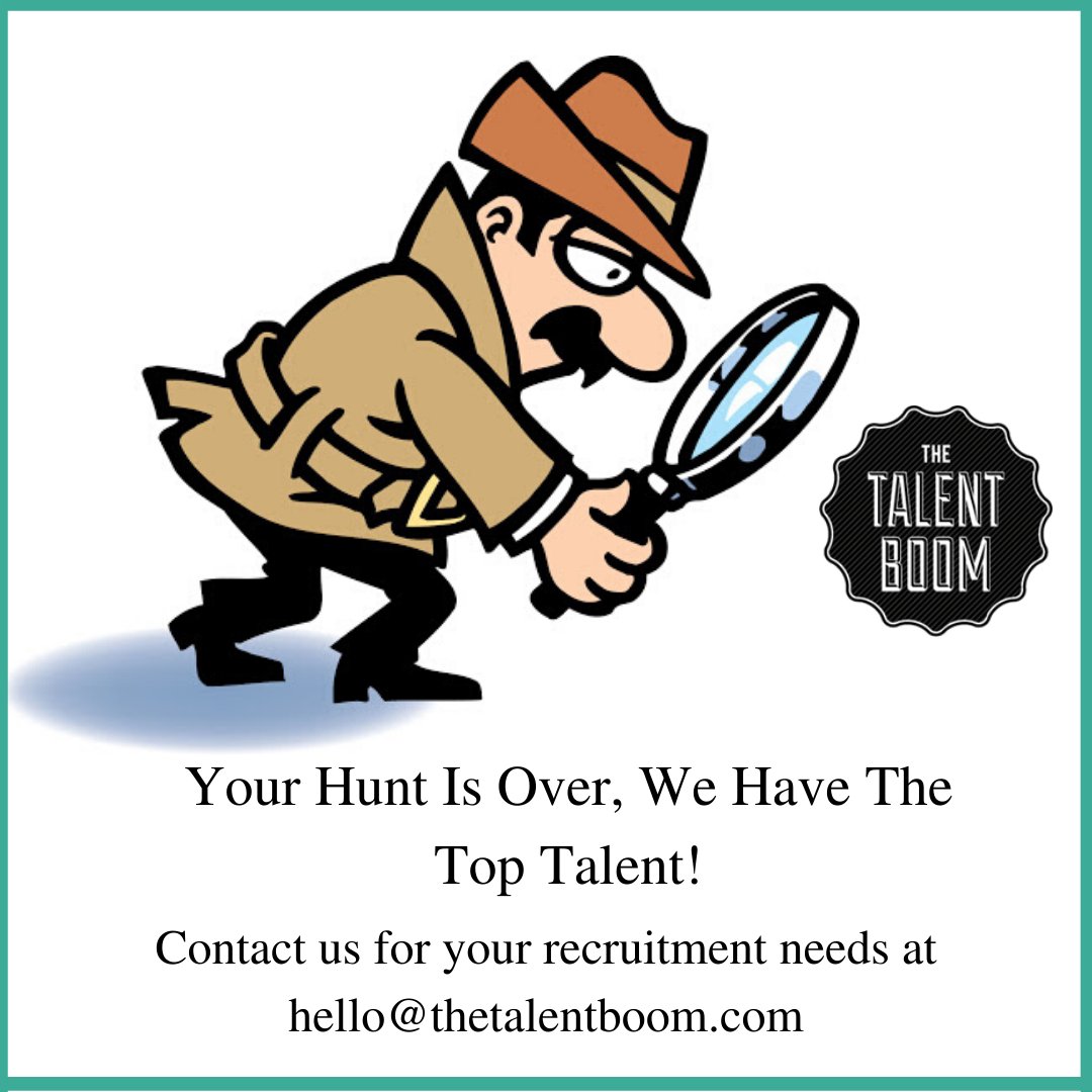 #thetalentboom #recruitment #recruiter #global #contactus #talenthunt #recruitmentagency #recruitingagency #candidate