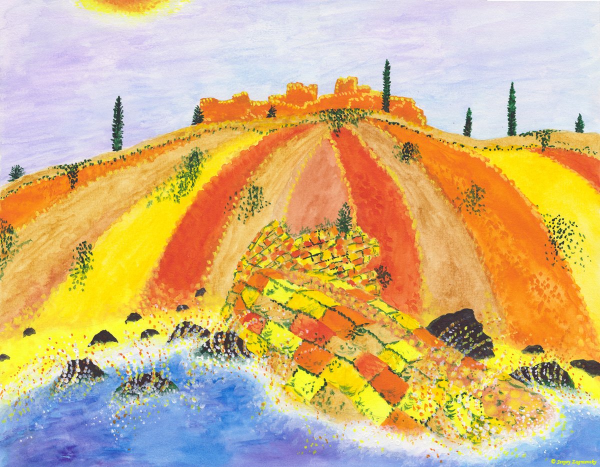 Sergey Zagraevsky (zagraevsky.com). 
МАЙ. РУИНЫ КРЕПОСТИ АРСУФ-АПОЛЛОНИЯ ОКОЛО ГЕРЦЛИИ / MAY. RUINS OF FORTRESS ARSUF-APOLLONIA NEAR HERZLIYA.