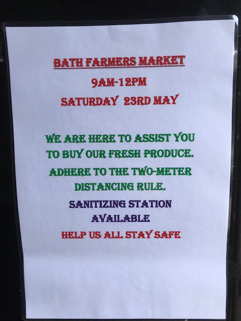 Bath Farmers Market is open tomorrow from 9am to 12noon and welcomes back its loyal and much appreciated customers.  Our traders will be selling locally produced eggs, bread, cheese, meats, fermented foods, cakes, pies, vegetables and much more.  Come to Green Park Station.