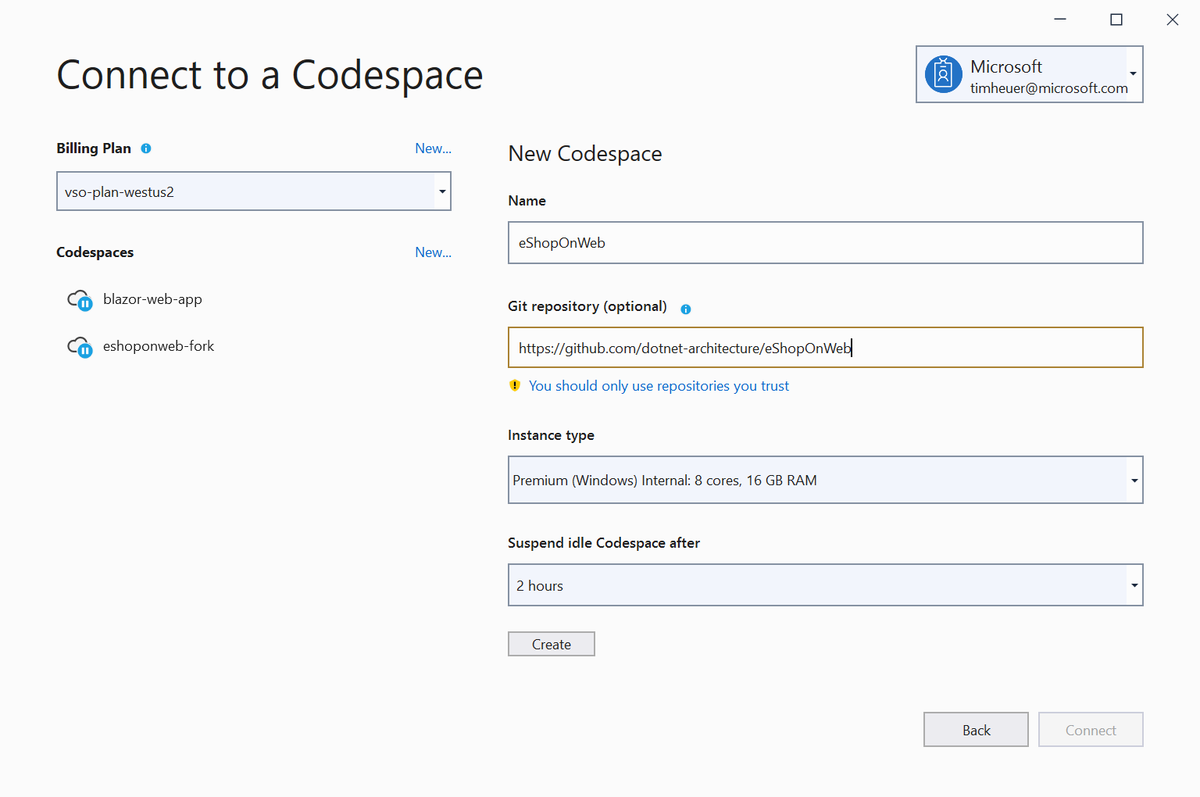 Using Visual Studio Codespaces with .NET Core bit.ly/2WXNGFr #NET #NETCore