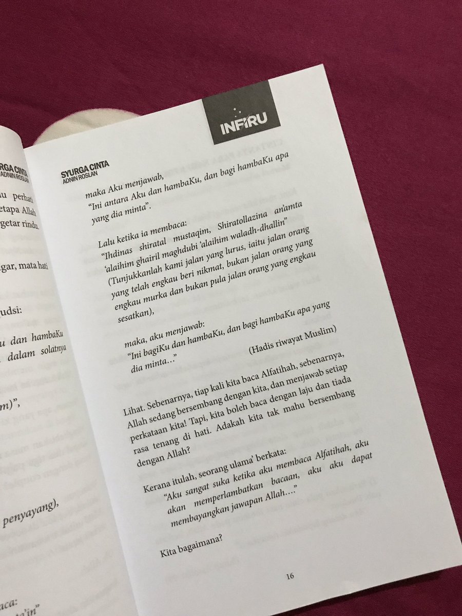 aulia_pein's tweet photo. Now I know kenapa perlu baca Fatihah betul2 masa solat. 😊 https://t.co/HNOLBkuKCR