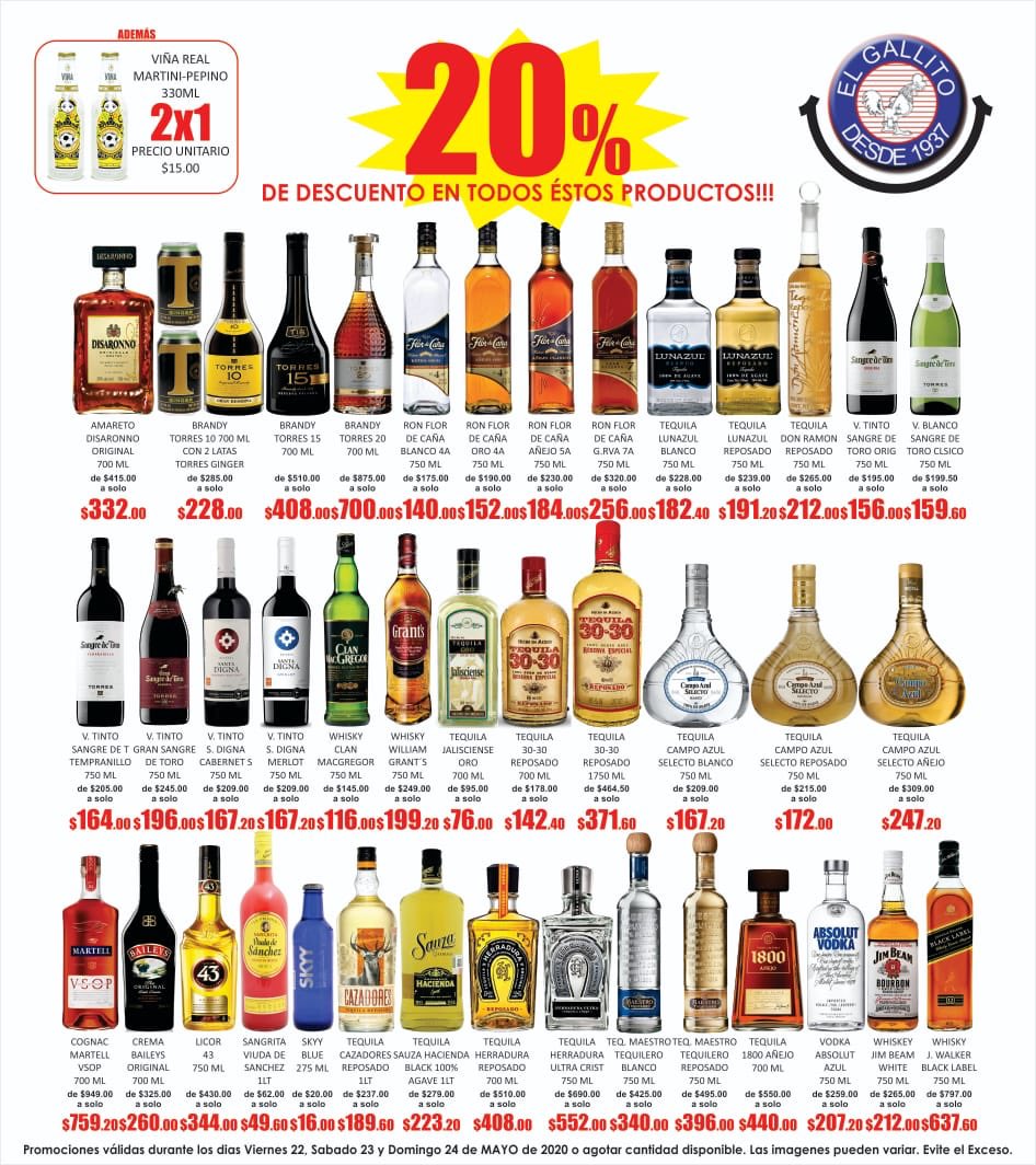vinoselgallito's tweet photo. LO MEJOR DE LO MEJOR AMIGALLITOS 

#disaronno #torres10 #torres15 #torres20 #flordecana #lunazul #donramon #sangredetoro #santadigna #clanmacgregor #williamgrants #campoazul #martell #baileys #licor43 #skyyblue #tequilacazadores #sauzahacienda #tequilaherradura #herraduraultra https://t.co/ntA0dU5rNE