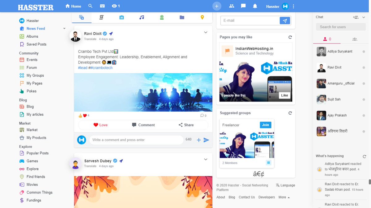 HassterIndia's tweet photo. #Hasster, @Crambotech, @sudhirchaudhary , #DigitalIndia ,#DigitalTransformation 
App - https://t.co/kibZxNdJFP
Website - https://t.co/U9ZvY0rfUD https://t.co/9fu2LOlxPZ