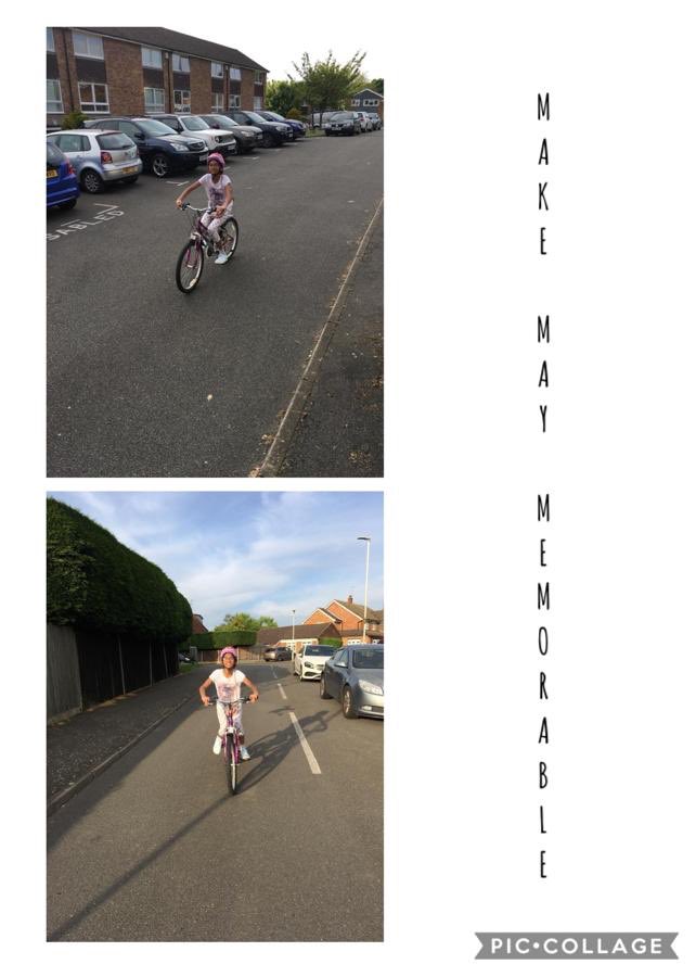 Rajini0207's tweet photo. #MakeMayMemorable #PioneerFiveChallenge #5for5
#ThankYouNHS #PioneerEduTrust @UCGSchool Purvi Completed 5 miles cycling and nominated her friends Jaya, Ashwika, Ramneek, Brinda and Shaan... https://t.co/wFzMPTnZxW