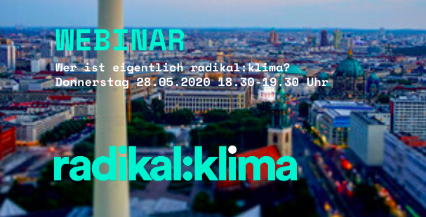 KlimalisteB's tweet photo. Wer ist eigentlich r:k? Und warum braucht es eine radikale Klimapartei? 

Wir stellen uns in einem Webinar vor - Schaut rein ! 

Infos gibt es hier ➡️ https://t.co/C6f3QhlKBm

#radikalklima https://t.co/vBDNjY6IHA