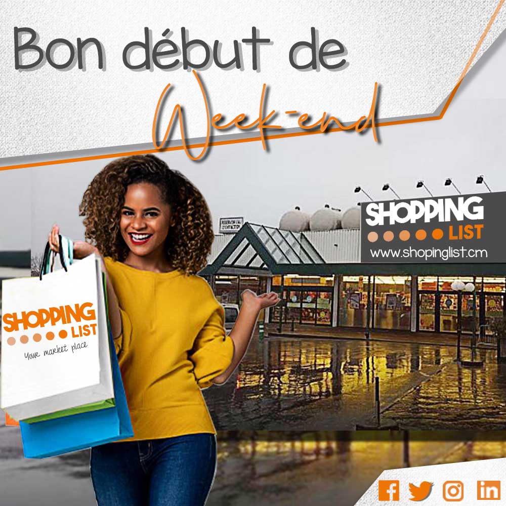 shoppinglist_cm's tweet photo. #WeekendVibes 😍
WEEKEND SHOPPING ! 👌
Rejoignez-nous sur 👉 https://t.co/aRXRuVEejC
#Yourmaketplace, #ShoppingList https://t.co/8AjxHZclAr