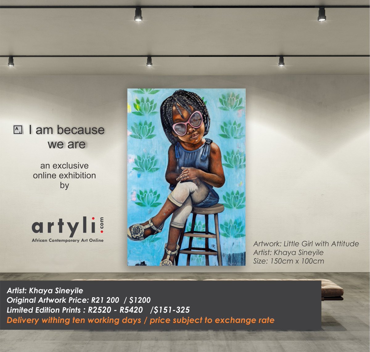 Artyli_com's tweet photo. Khaya Sineyile has captured a delightful girlish moment where the young girl adopts an enquiring pose, peering through sunglasses
Currently on exhibition at Hi Hotel Montecasino
https://t.co/I1KmoltGdC
#KhayaSineyile #ArtKeepsGoing #IAmBecauseWeAre #HiMonte #Tsogo #Art https://t.co/KYk90Bcpsu