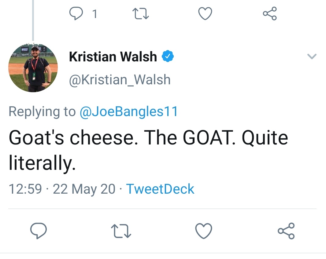 Thank you to the comedy legends that are  @Dawn_French and  @ferrifrump and also to  @Kristian_Walsh and  @cmclymer for your delectable cheesy replies! #FridayMotivation #FeelGoodFriday #cheese