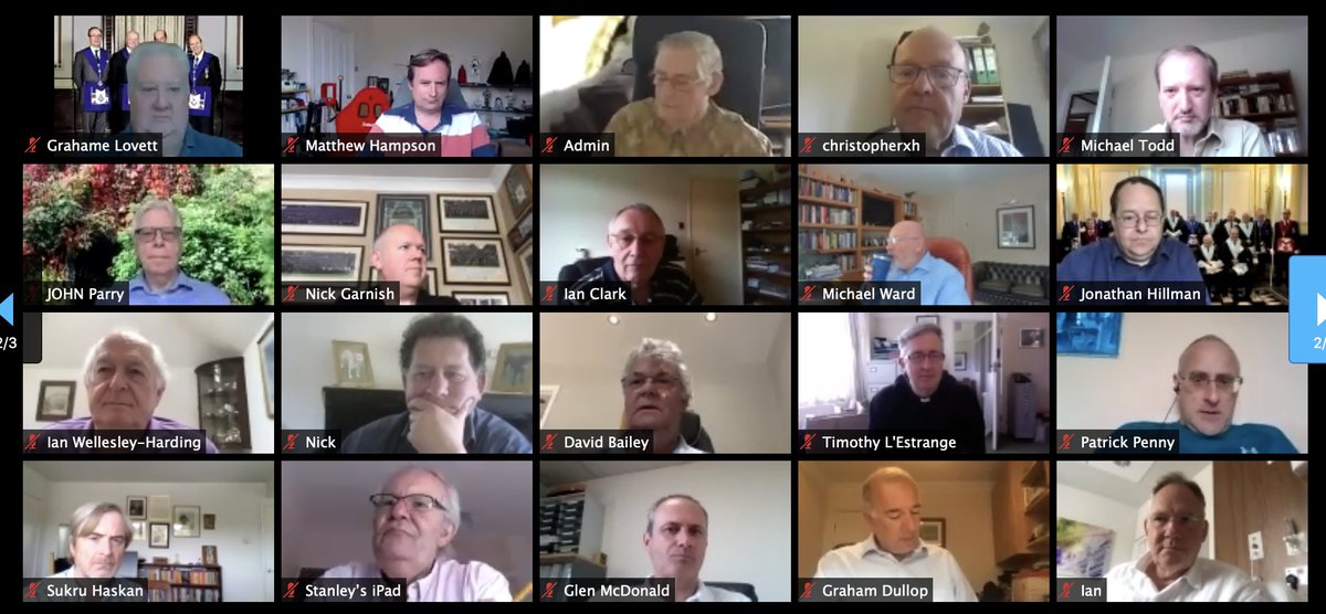 MetComms's tweet photo. 👑 Sir Michael Snyder, Met Grand Master hosted a Zoom call with the London leadership on communication in response to the pandemic. The update was extremely informative and inspiring. Look out for ideas and guidance on how Lodges and Chapters use comms in the near future! https://t.co/RcT2E4Tldo