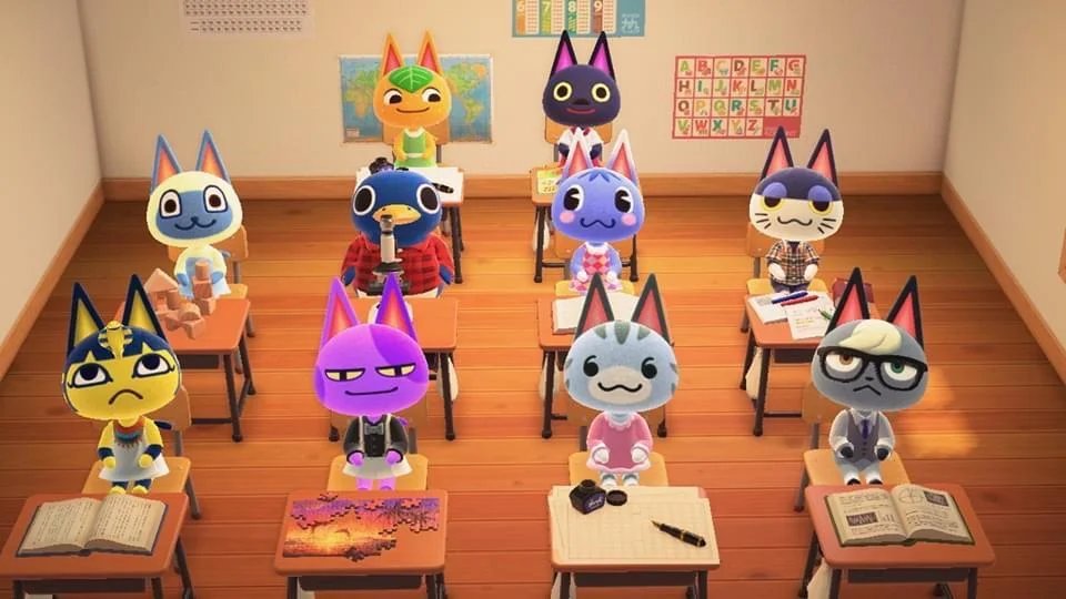 Animal Crossing Communauté française on Twitter "Une île de chats ! Quoique... 👀 ACNH 
