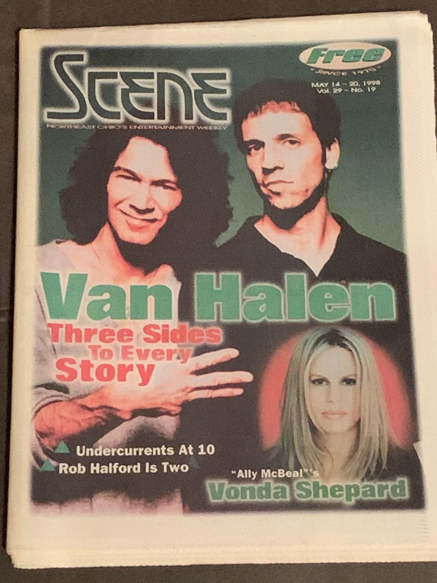 Van Halen interview  @ClevelandScene May 1998 -- separate chats with Eddie and Gary