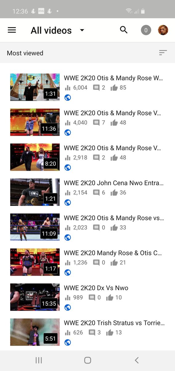 games_theman's tweet photo. Checkout my most viewed videos!!! Click the link in bio to be taken to my channel, please leave a like and subscribe!! #WWE2K20 #RAW #wrestling #PS4 #YouTube #YouTuber #themangames https://t.co/Z3TXGIzqkT
