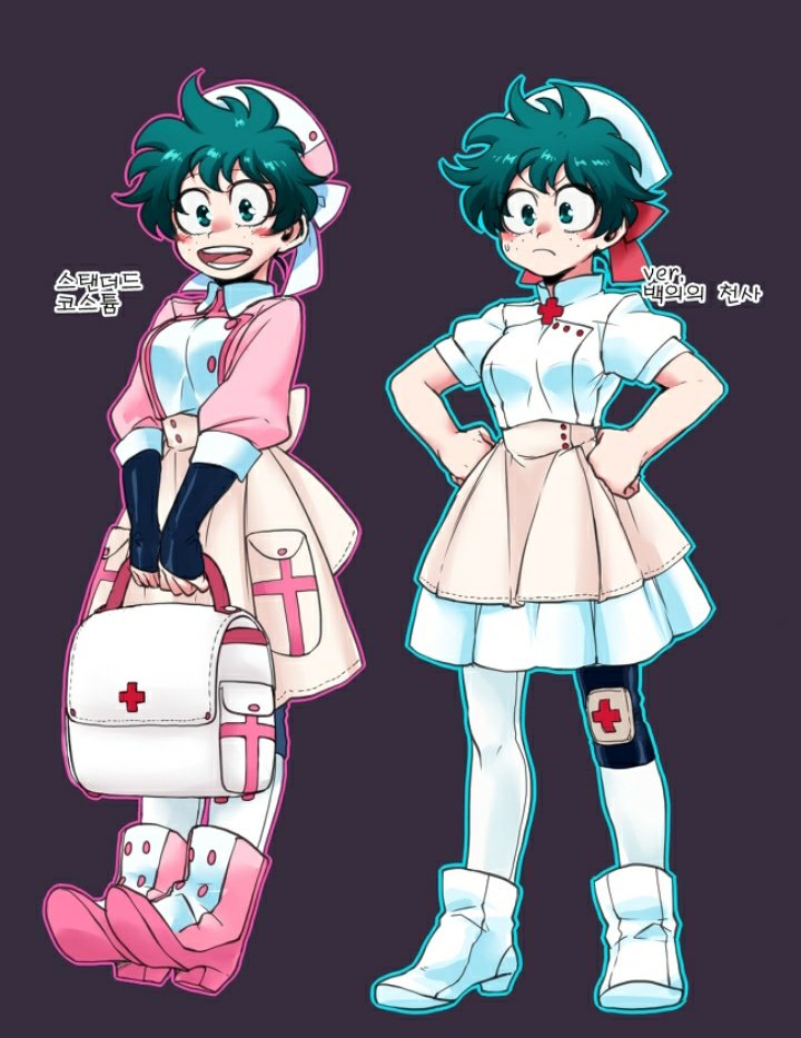「🐥」 All credit goes to シルヴァー

Nurse Hero: Lady Nightingale! 

Quirk: Healing touch 

She can mend injuries by physical contact, but in return it will deplete her energy. She can only heal those she wants to heal and she cannot be forced to heal anyone by contact alone.