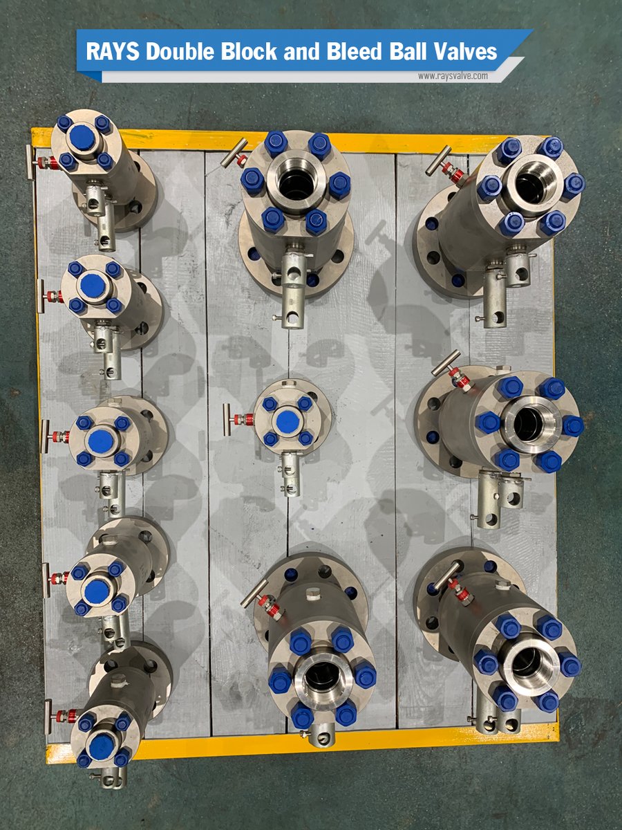 RAYSValve's tweet photo. RAYS Double Block and Bleed Ball Valves. Any inquiries, please email usa@raysvalve.com. #ballvalve #dbb #RAYS #valves https://t.co/9rcRHWFKxJ