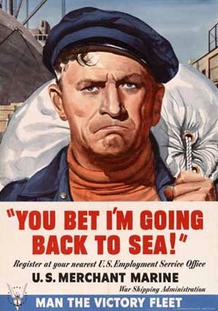 During World War II and the  #KoreanWar, the men of the  #MerchantMarine transported everything from beans, bullets, and band-aids to tanks, fuel, and spare parts - everything our fighting men needed to fight and win on battlefields across Europe, North Africa, and Asia.