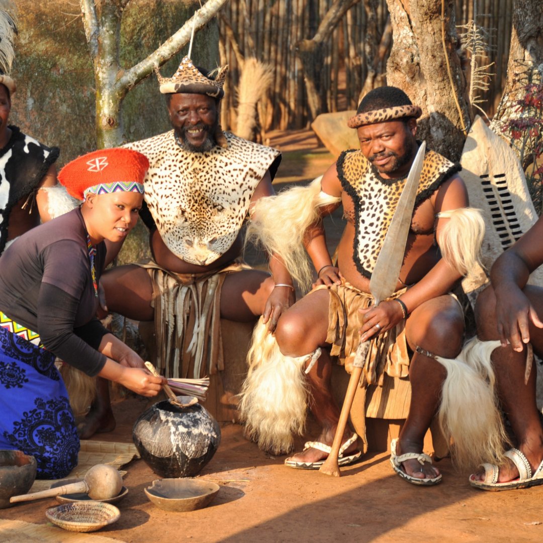 uMqombothi, a traditional Zulu beer. It is known to be the foundation of every Zulu ceremony and believed to communicate with the ancestors. 

Guests are welcomed with umqomothi  upon arrival at Lesedi Cultural Village, to get a true sense of the South African culture.