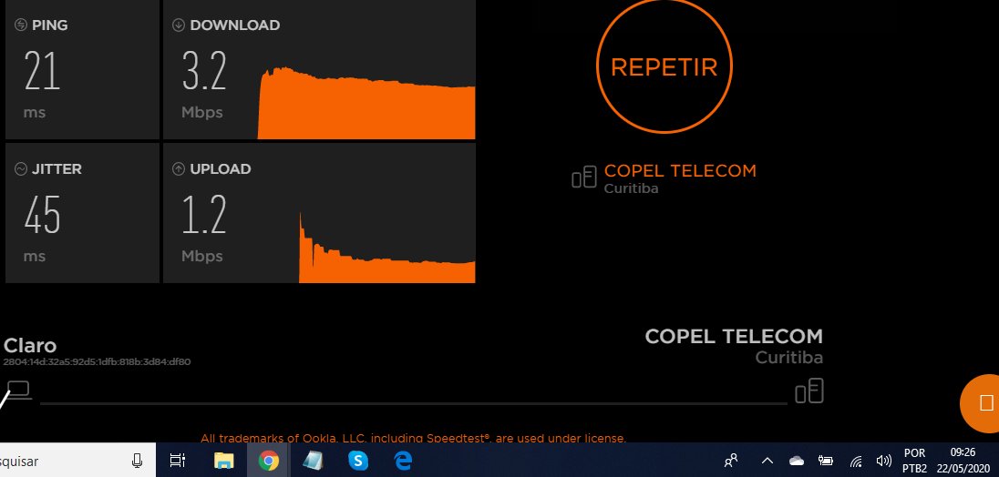 henryzp's tweet image. @NETatende @ClaroBrasil Pessima internet! contratado de 35mb e está só c 3.2mb e upload 1.2. Sem conseguir trabalhar #fail  #clarobrasil #netatende #net #FicaEmCasa