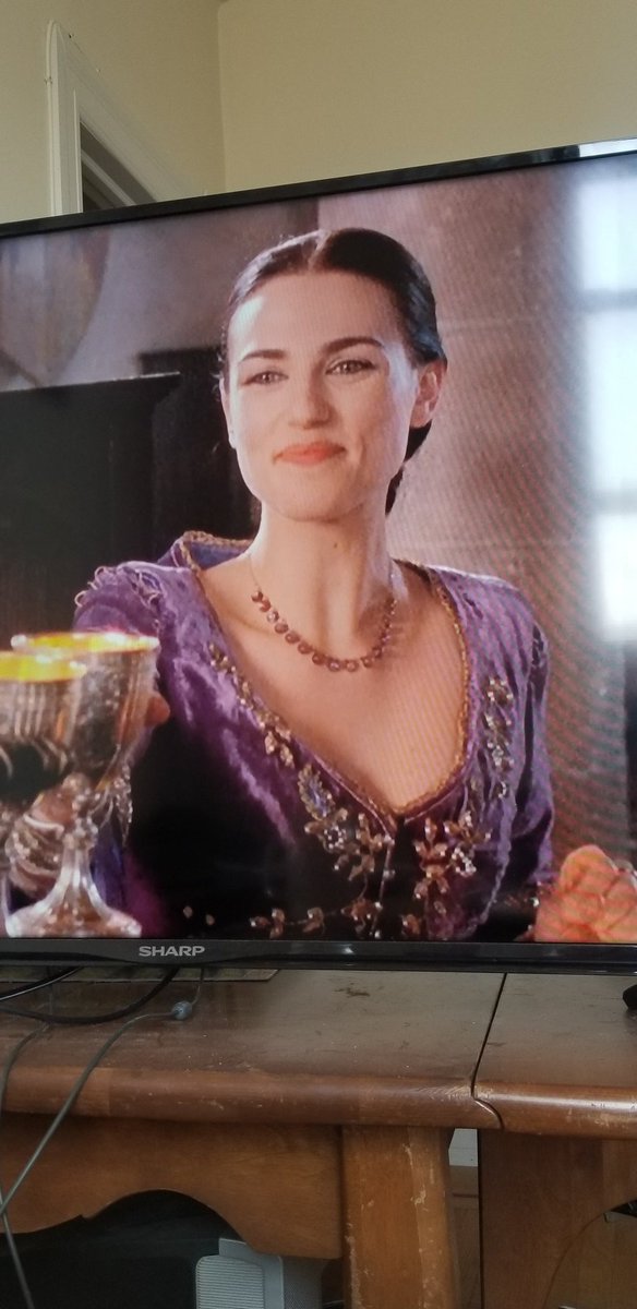 PURPLE!! So many outfit changes making up for the disrespectful lack of Morgana in the last episode.  #PunkyWatchesMerlin  #Merlin