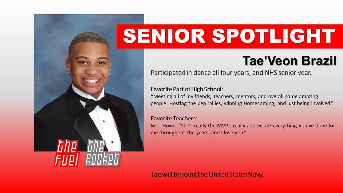 thefuelonline's tweet image. This is Tae’Veon Brazil! #classof2k20 #RocketPride