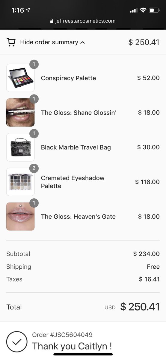 caite_rae's tweet photo. @JeffreeStar Thanks mom ❣️ https://t.co/oLLEML1Cza