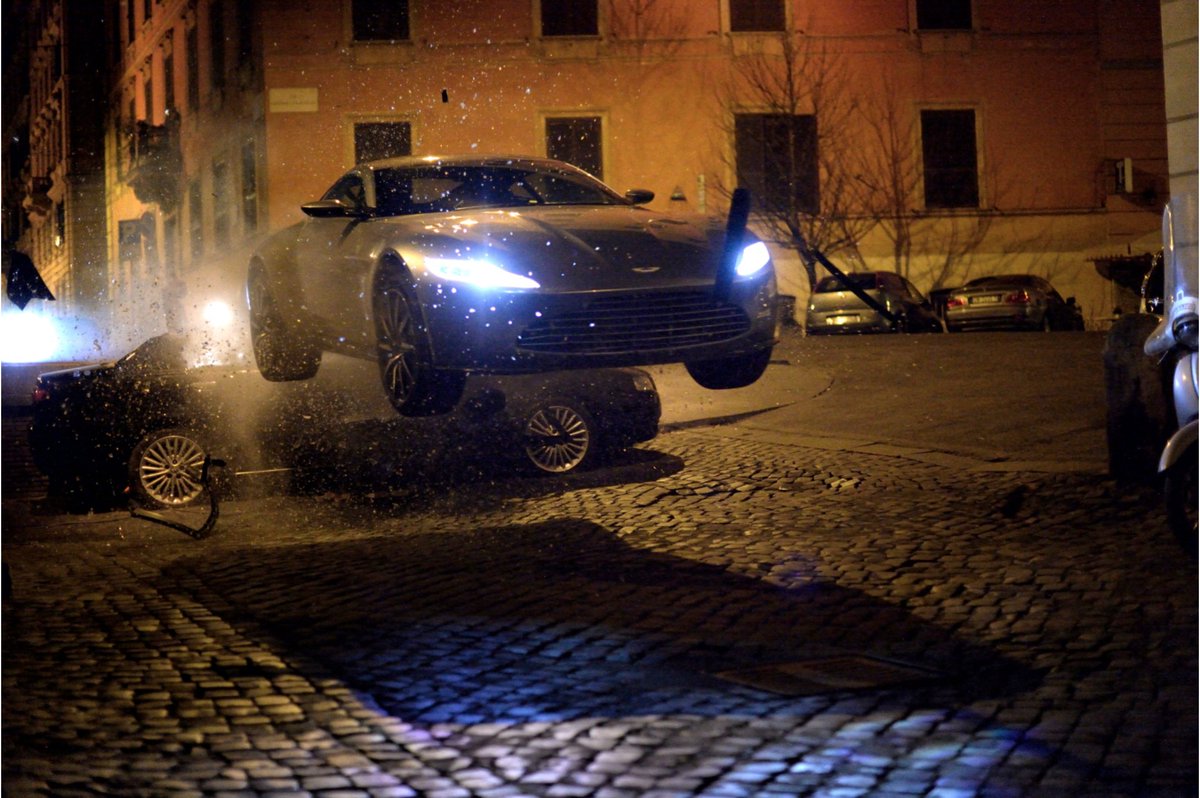 Today's action films go by in a blur. Set photographer slow things down, & the best take advantage of Henri Cartier-Bresson's "decisive moment."Two great shots by Jasin Boland, from Bourne Ultimatum, 2007; & Spectre, 2015