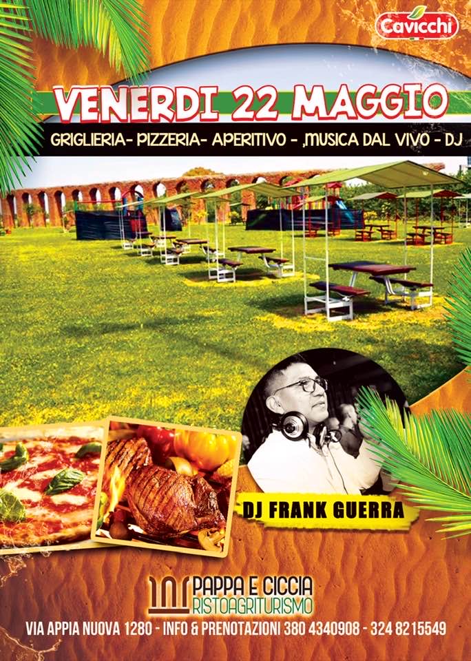 FiestaRoma's tweet photo. Questa Sera sotto fondo Musicale Frank Guerra . Prenota il tuo Tavolo https://t.co/yhO9O8jZ8c