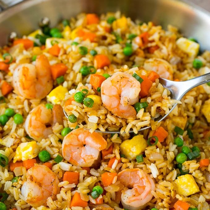 Asian rice tv dinner