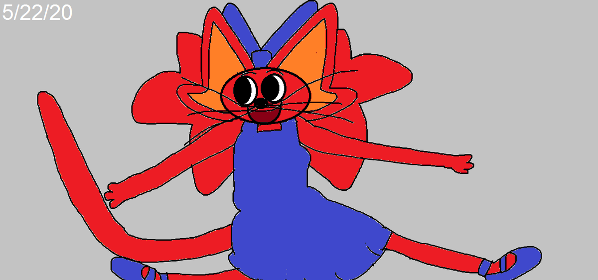 Brittan93006455's tweet photo. #AnaMerderllan #MerderllanSisters #Fanart #Drawings #MyDrawings #OC #MyOC #AnthropomorphicAnimals #AnthropomorphicCats #Cats #CatCharacters #Microsoftpaint #MsPaint #May #Spring #BlueDress #BlueBow #Blueshoes #MyFanart https://t.co/XlINLYDvCP