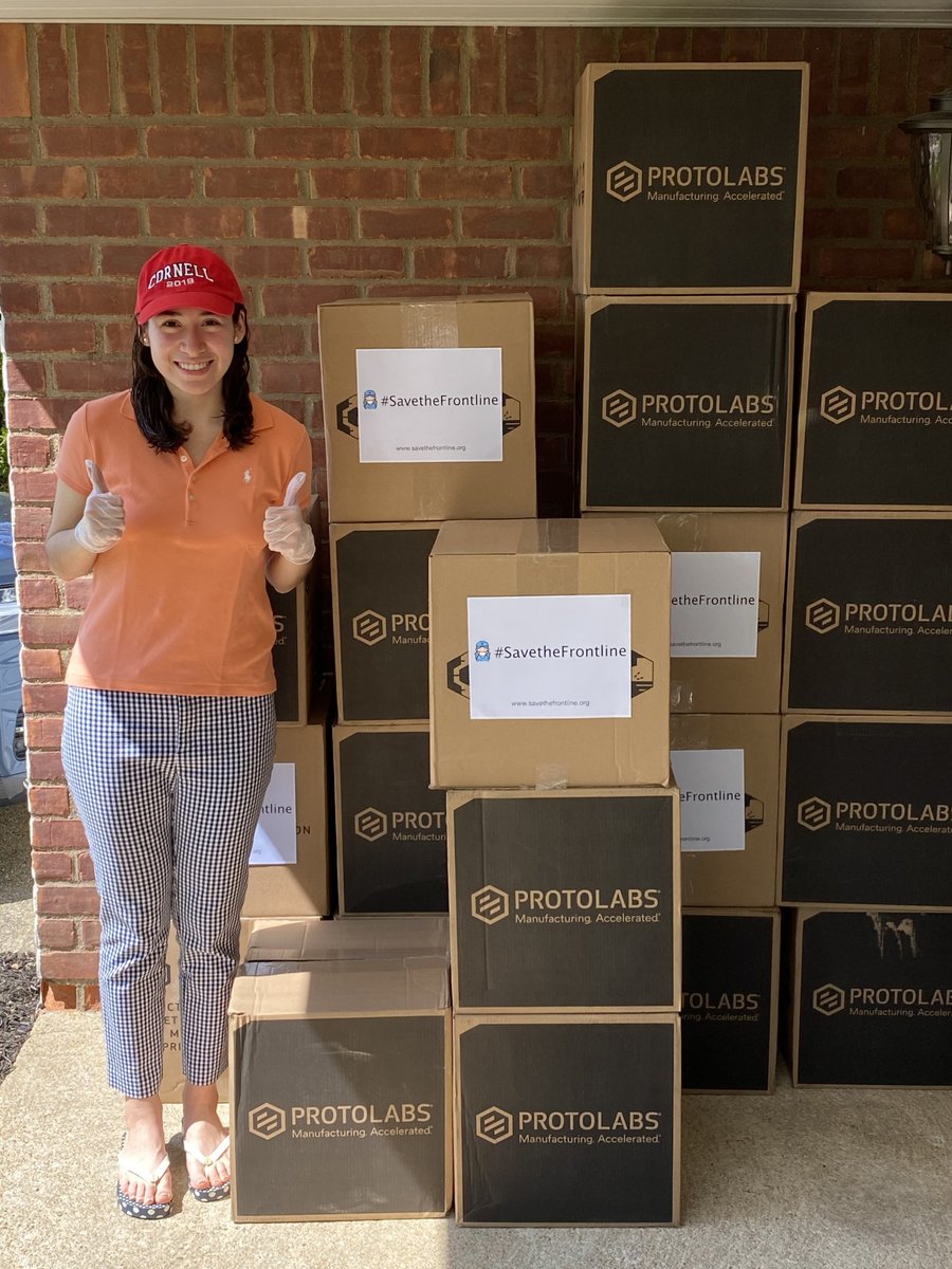 Protolabs's tweet photo. We are proud to work with #SavetheFrontline to help produce face shields to protect against COVID-19. So far, #SavetheFrontline has donated over 67,000 PPE to NY's health care professionals and essential workers! #fightCOVID19 #protolabsproud
Learn more: https://t.co/l8r3zbQygd https://t.co/7AMEFQtY3X