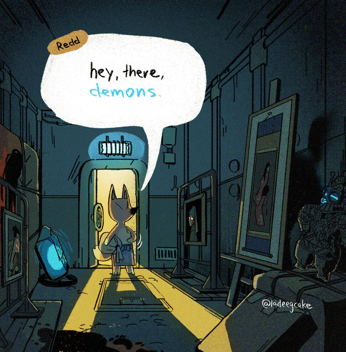 redd checking into his haunted fake art like
#acnh #AnimalCrossingNewHorizons #AnimalCrossing