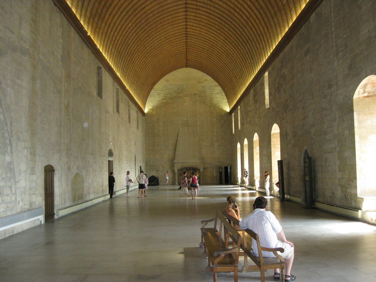 The interior of the Papal Palace in Avignon is still stunning despite having been looted during the French Revolution (a fate of many medieval sites in France, unfortunately)