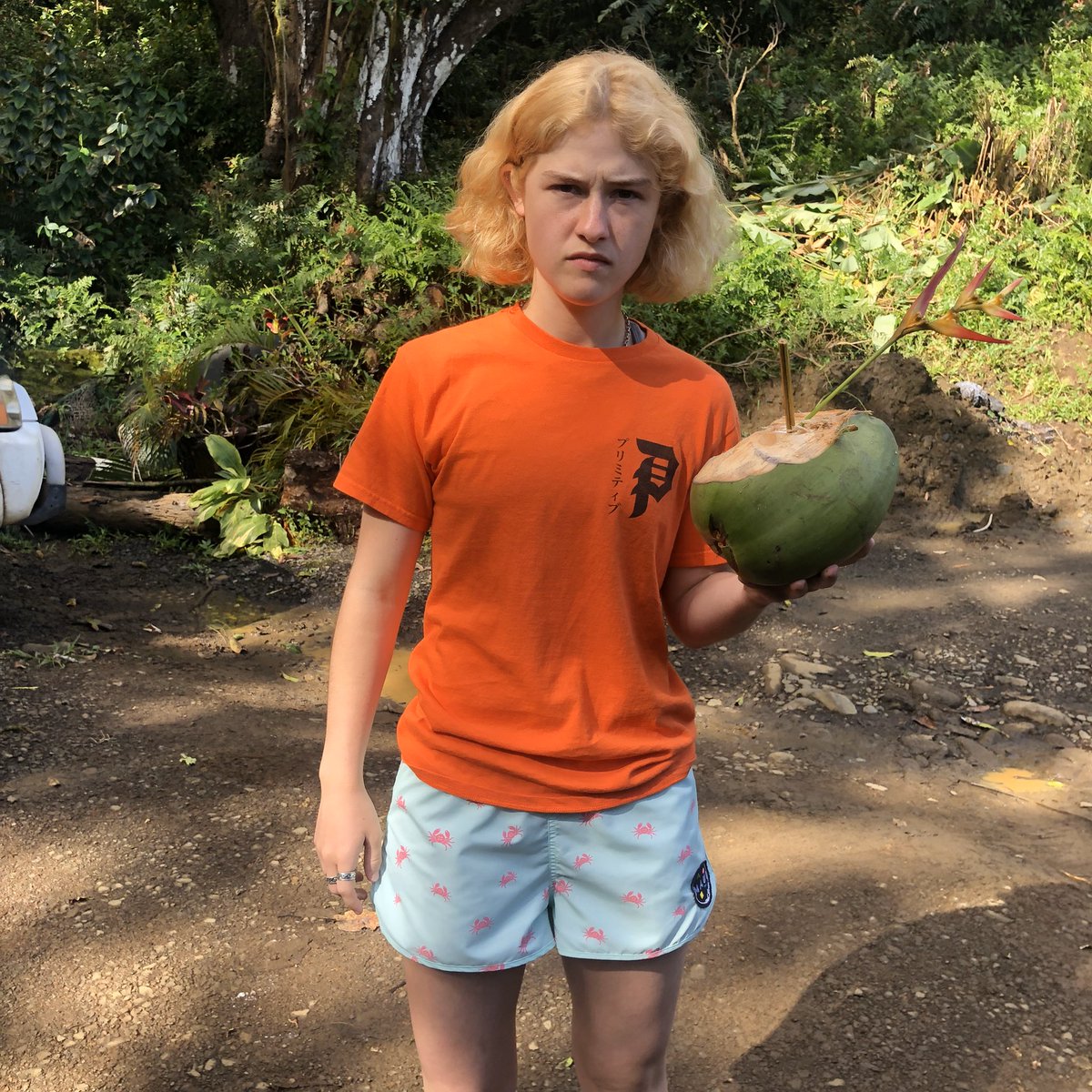 hxleys's tweet photo. coconut w a bamboo straw. https://t.co/ZAYdWcw11m