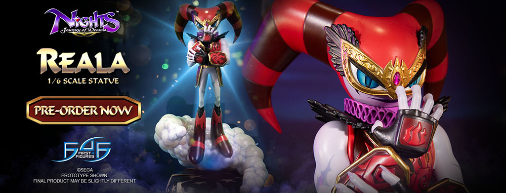 The official Reala statue from <a href="/First4Figures/">First 4 Figures</a> is available to pre-order at SEGA Shop Europe.

This beautiful figure stands 32cm tall, so wherever you display it, it's sure to stand out!

🇬🇧bit.ly/2ZrHs21 | 🇪🇺bit.ly/2ZrHxml