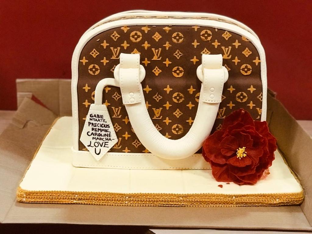 Caroline Makes.: How to Make a Louis Vuitton handbag cake