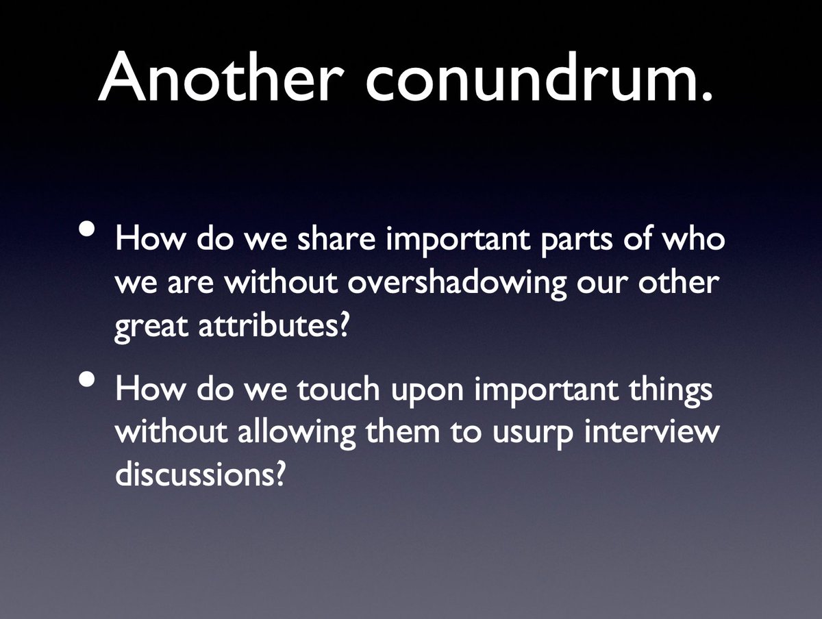 13/But what about those things that you feel programs MUST know about you that don’t quite fit anywhere? They often tell an important aspect of who you are--so are often essential. Hmmmm. But how?Don’t you worry. I got you.