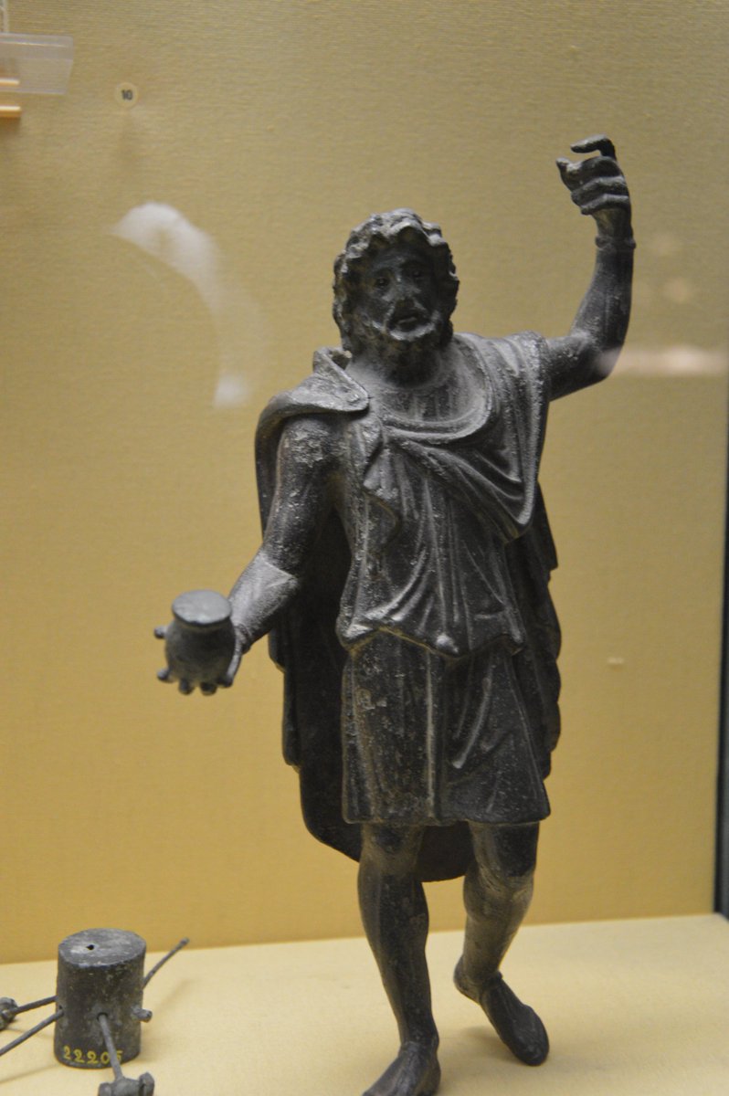 Sucellos, a god associated with agriculture and wine for  #MuseumsUnlocked at  @Archeonationale :