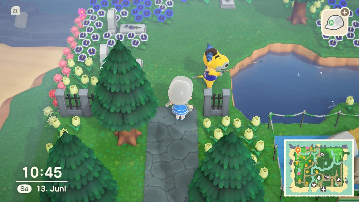 Pin0cchi01's tweet photo. joa, erstmal aufm Friedhof angeln. Kommt gut #AnimalCrossing #ACNH #NintendoSwitch https://t.co/075j2huqYp