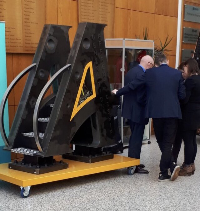 CDSmetalwork's tweet photo. Itโs been a quick 12 months and a life changing time for us all.
We were congratulating our apprentices after their win in #generationA competition.
From concept to reality.
#gacomp #generationapprenticeship
#makingmetalworklessordinary #dermotbannon https://t.co/Af2X2ZK7kD