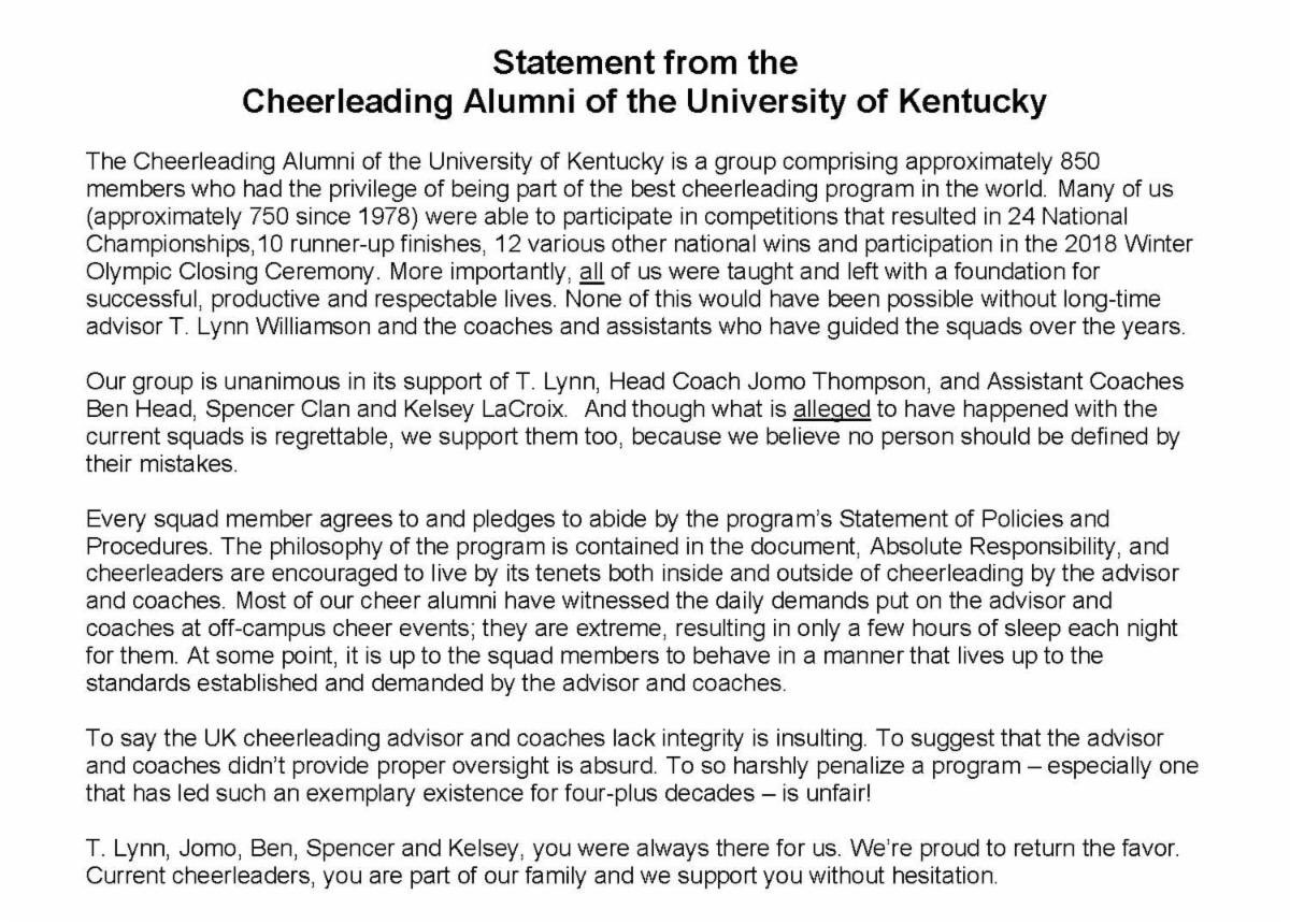 tatechalk's tweet image. Proud to have been a part of this Cheerleading Dynasty. I am a Wildcat @universityofky #Cheerleader