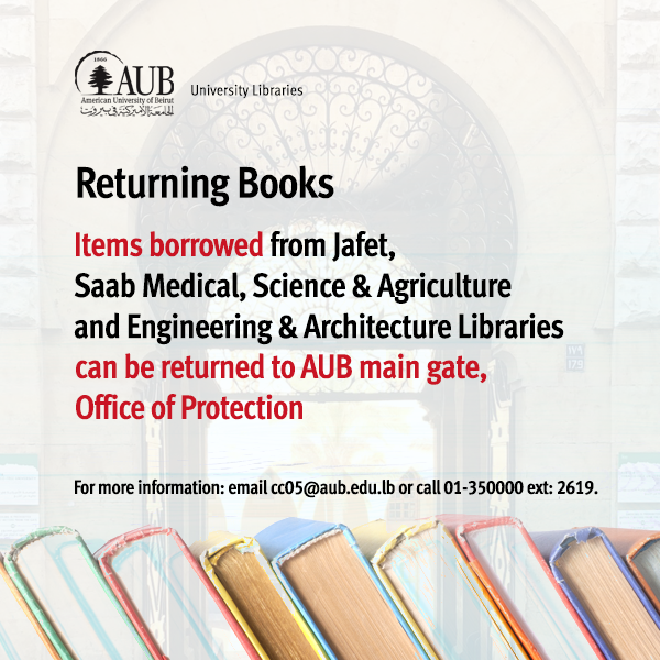 AUBLibraries's tweet photo. #bookreturn #AUBLibraries #covid19 #staysafe #lockdown #closedbutopen #books #libraries #coronavirus #AUB https://t.co/wICKPJmRkO