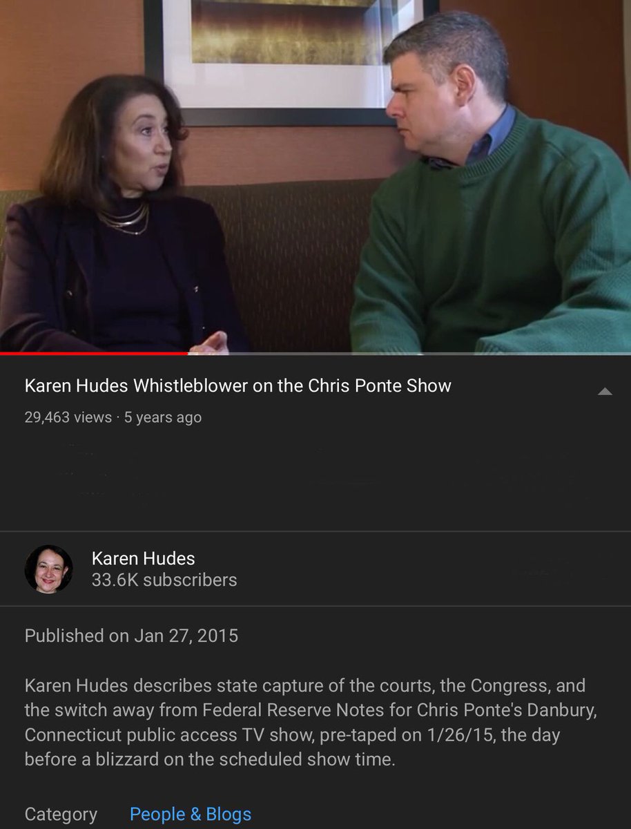 iMegeeks's tweet photo. What’s going on w/ #banks 🏦? Started long ago. Karen Hudes Whistleblower on the Chris Ponte Show - #State capture of the #courts, the #Congress, and the switch away from #FederalReserveNotes #KarenHudes #WorldBankAttorneyWhistleblower #TargetedIndividual https://t.co/rhKTpUGEU7 https://t.co/pXPPH26De3
