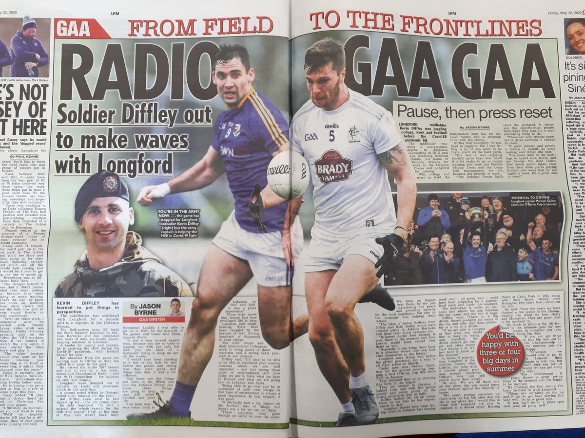 6 Infantry Battalion (@6_inf_bn) on Twitter photo Many fine elite sports men and women serve with the #Defenceforces. Here the <a href="/IrishSunSport/">Irish Sun Sport</a> interview Capt Kevin Diffley <a href="/KevDiff_1/">Kevin Diffley</a> 6 Inf Bn, #Custumebarracks #strengthenthenation <a href="/LongfordGAA/">Longford GAA</a> <a href="/2BdeGoc/">GOC 2 Bde</a> Many fine elite sports men and women serve with the #Defenceforces. Here the <a href="/IrishSunSport/">Irish Sun Sport</a> interview Capt Kevin Diffley <a href="/KevDiff_1/">Kevin Diffley</a> 6 Inf Bn, #Custumebarracks #strengthenthenation <a href="/LongfordGAA/">Longford GAA</a> <a href="/2BdeGoc/">GOC 2 Bde</a>